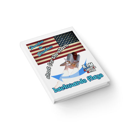 shoot for the stars - journal-lined (white)