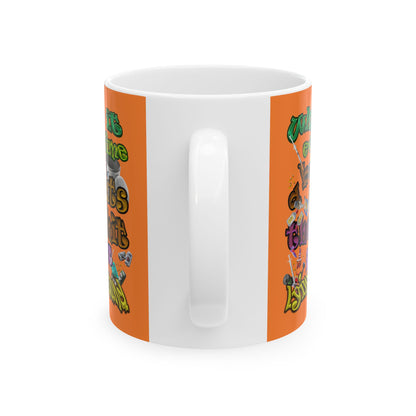 the bum's shit - White Mug (crusta)