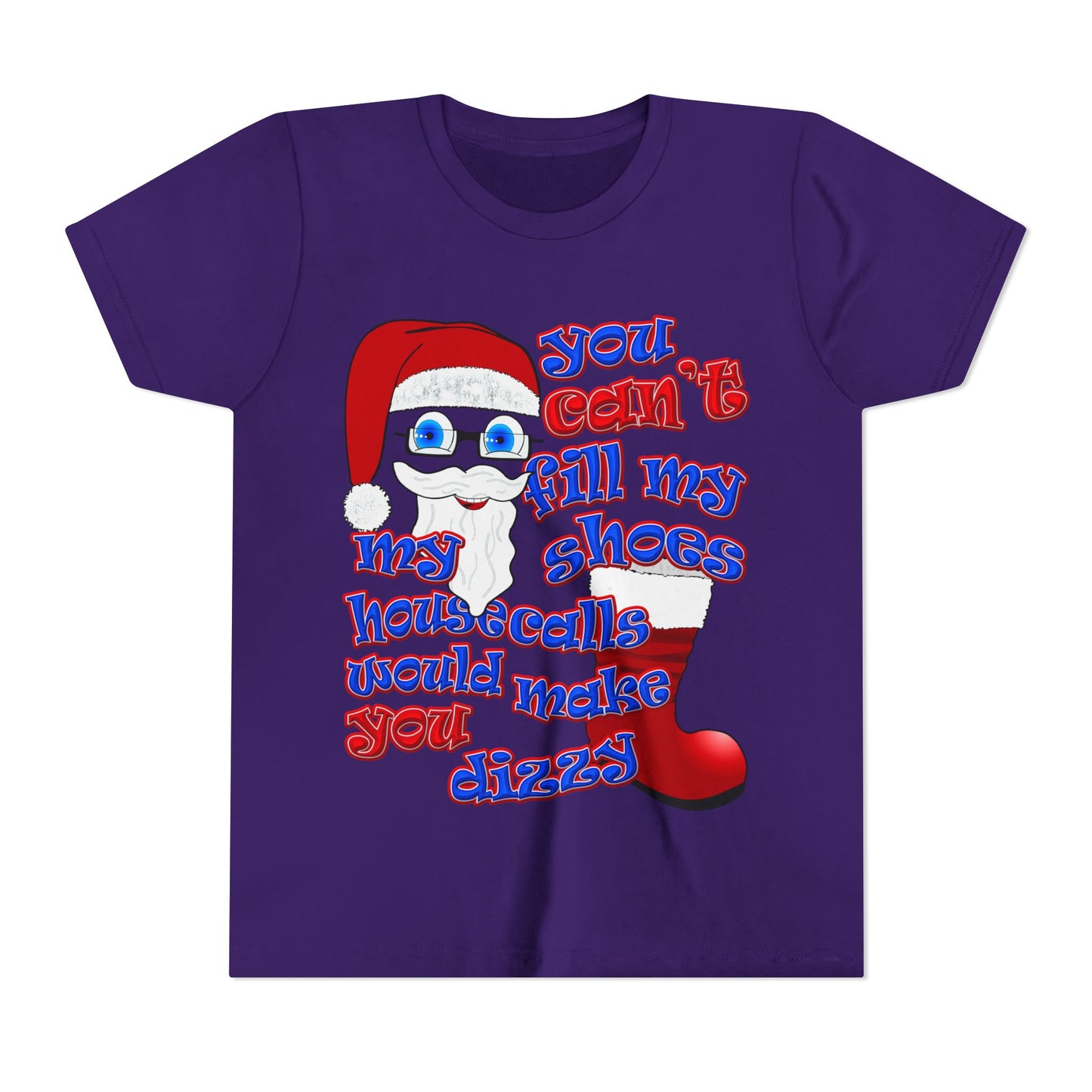 santa's shoes - Youth Short Sleeve Tee