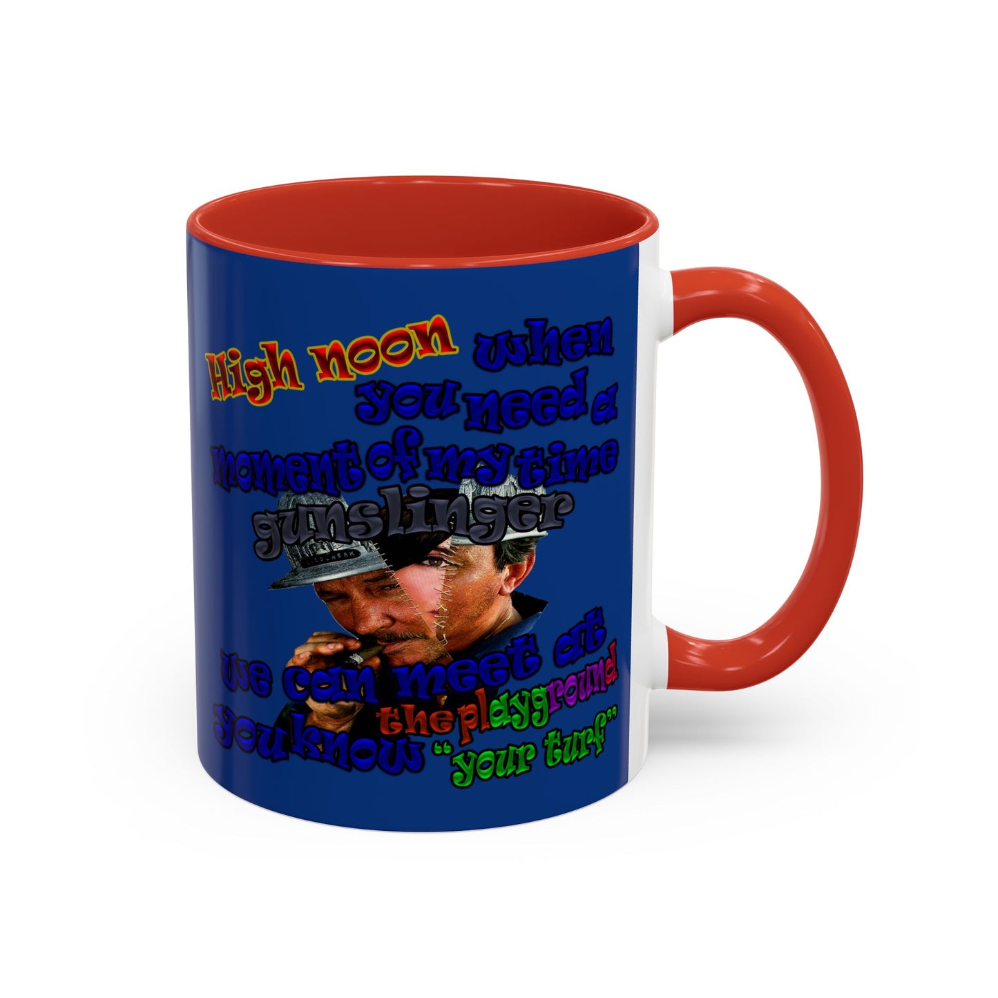 high noon - Accent Mug (dark blue)