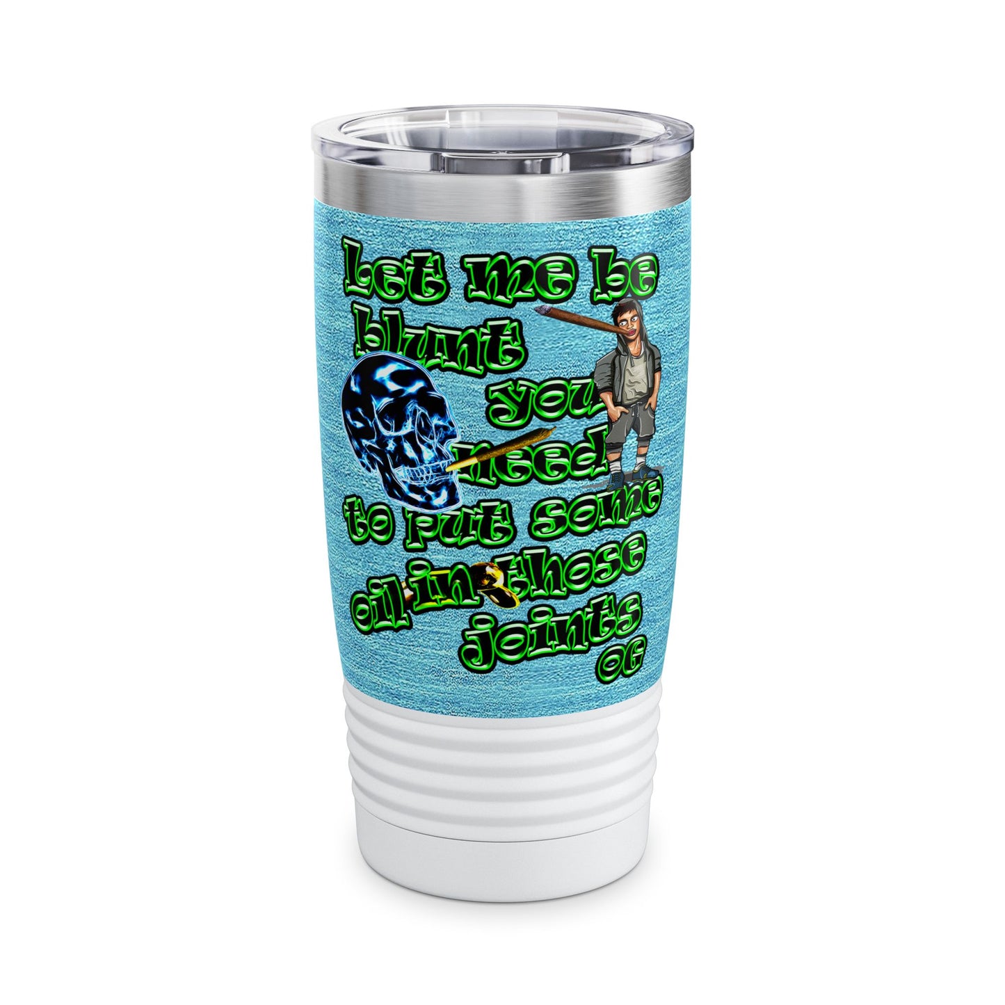 og - Ringneck Tumbler, 20oz (faded blue)