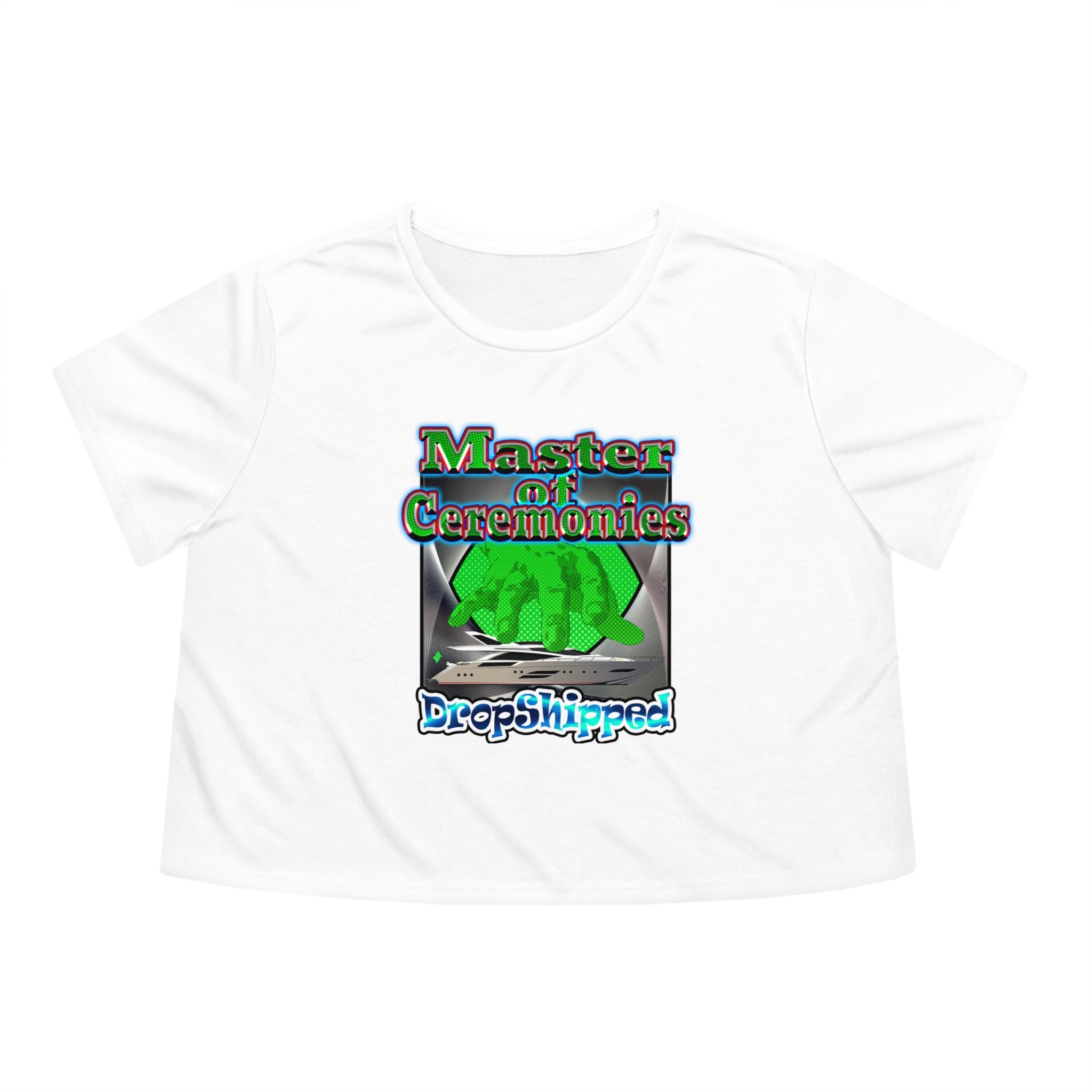 logo - Women's Flowy Cropped Tee