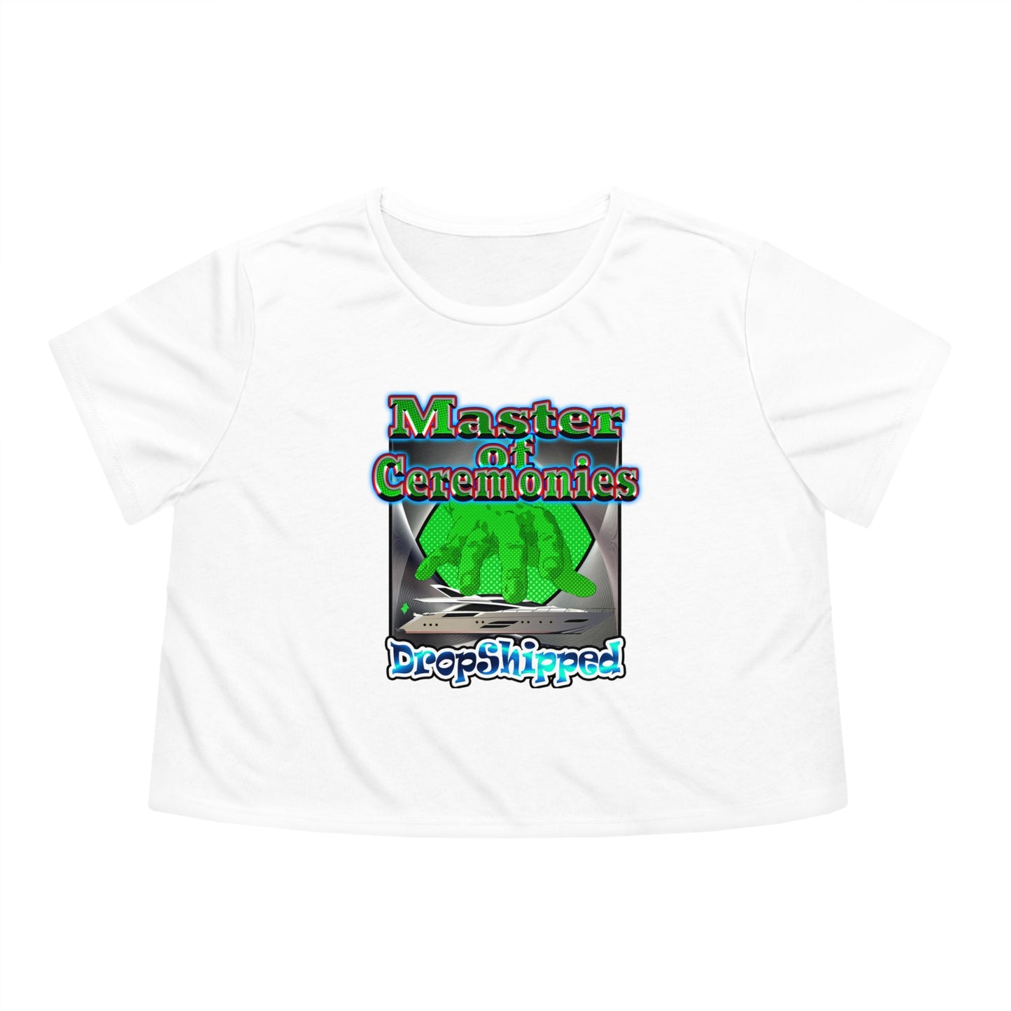 logo - Women's Flowy Cropped Tee