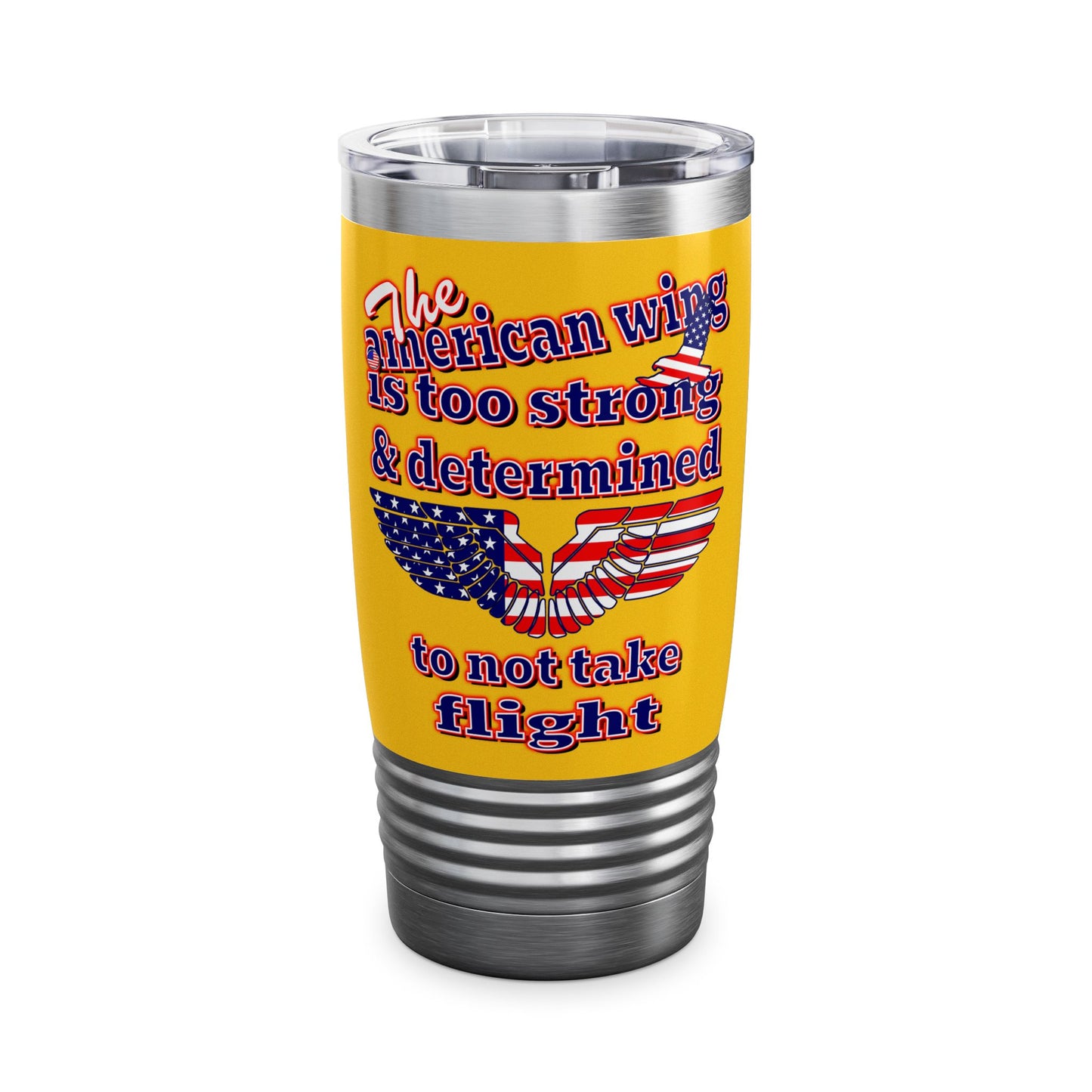 american wing - Ringneck Tumbler, 20oz (yellow)
