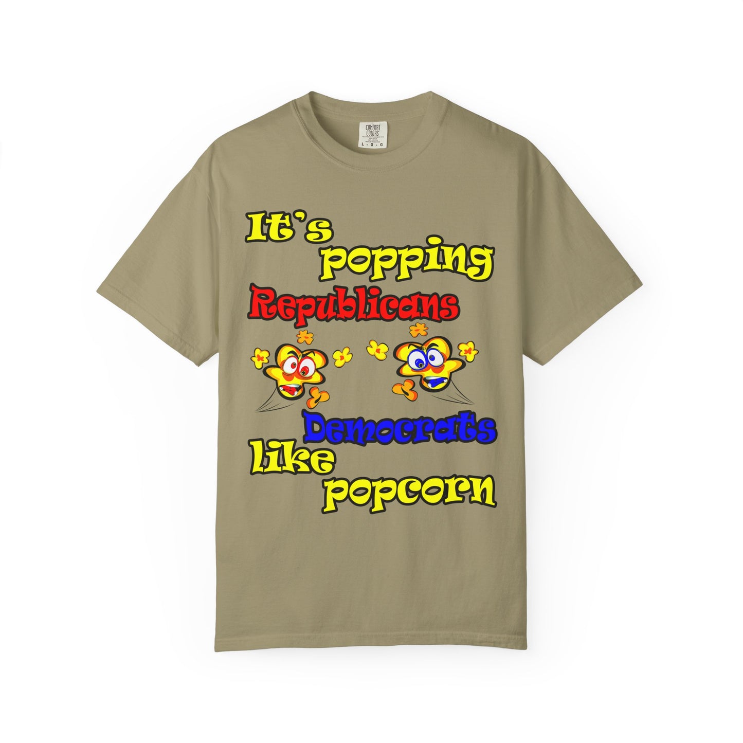 popping like popcorn - Unisex Garment-Dyed T-shirt
