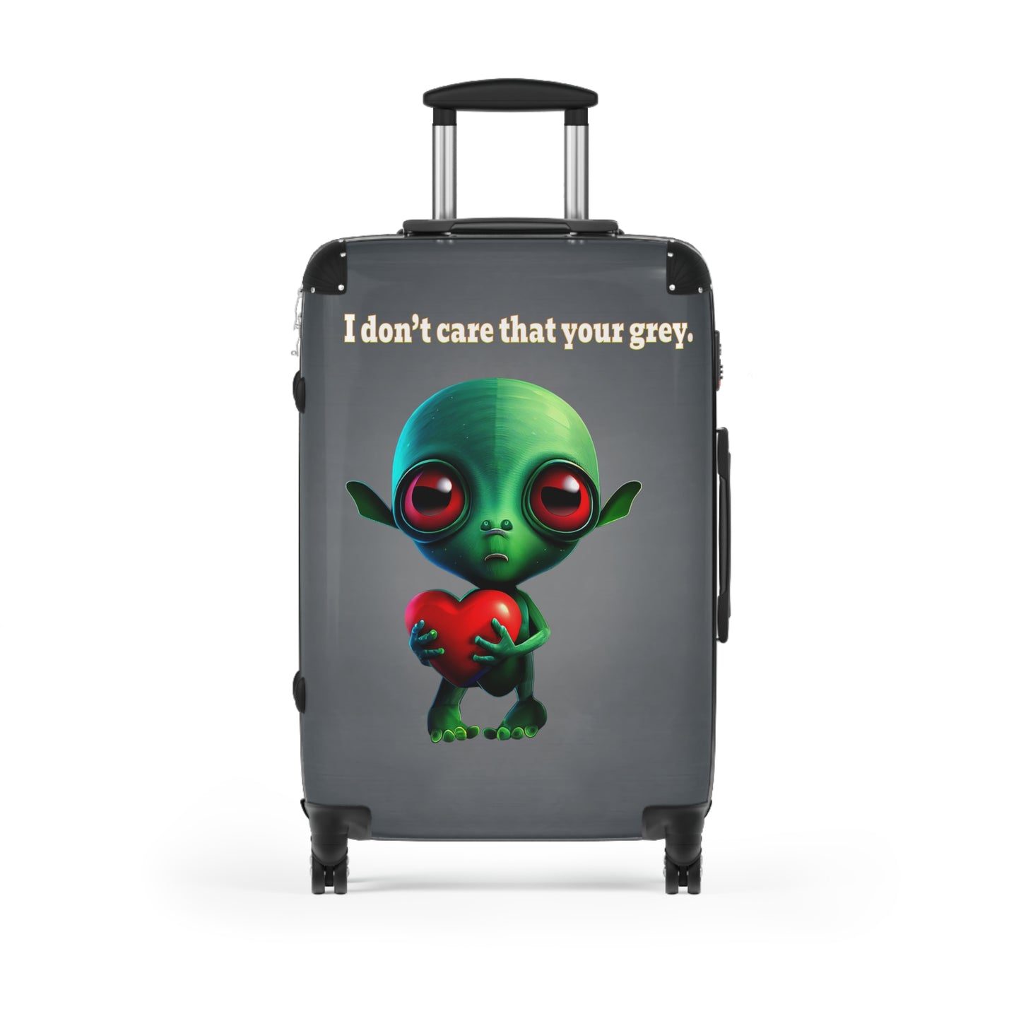 I don't care that your grey - Suitcase (grey-light grey)