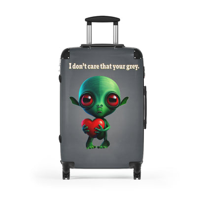 I don't care that your grey - Suitcase (grey-light grey)