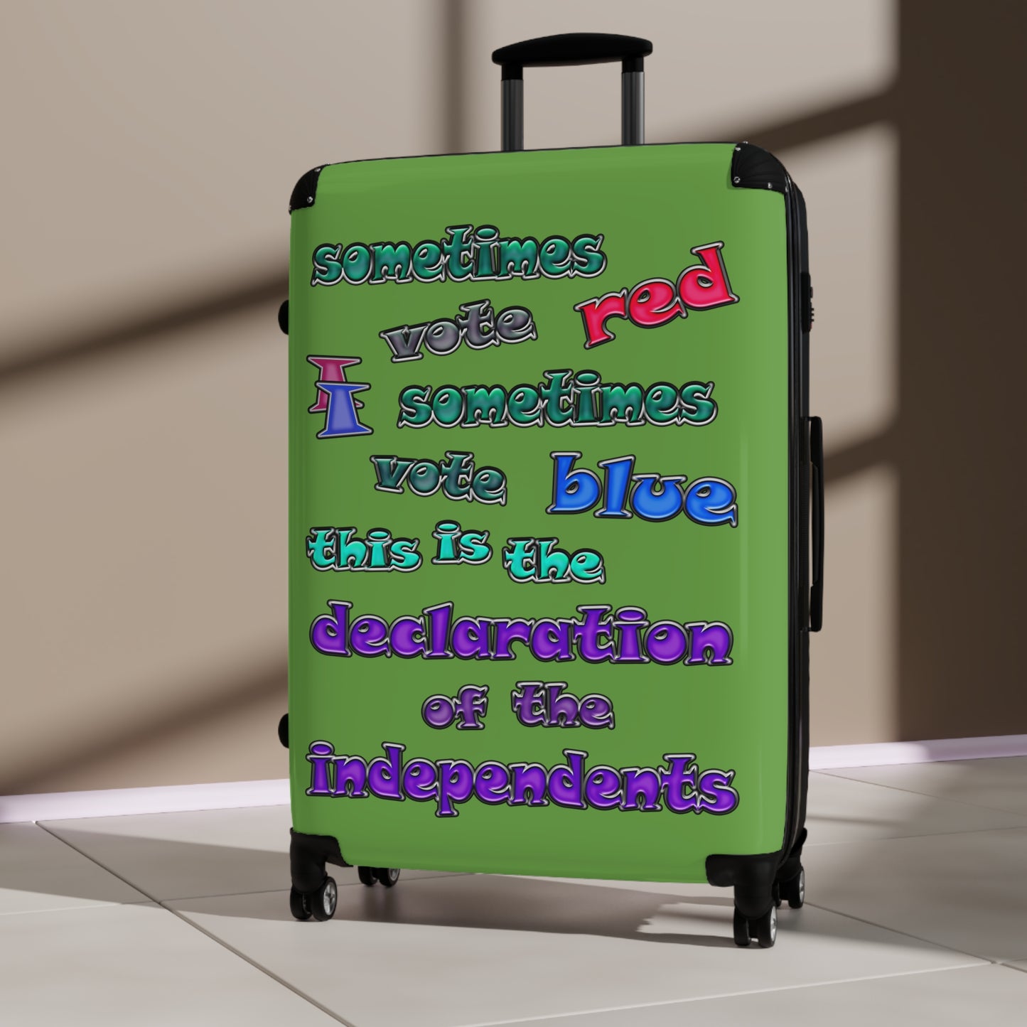 declaration of the independents - Suitcase (green)