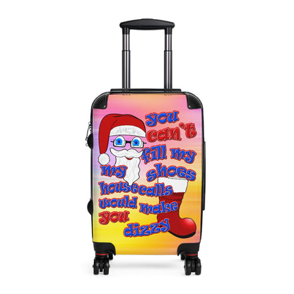 santa's shoes - Suitcase (color blur)