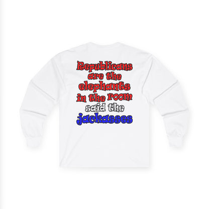 donkeys and elephants - Ultra Cotton Long Sleeve Tee