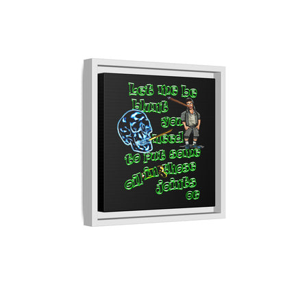 og - framed canvas art (black)