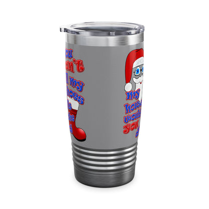 santa's shoes - Ringneck Tumbler, 20oz (grey)