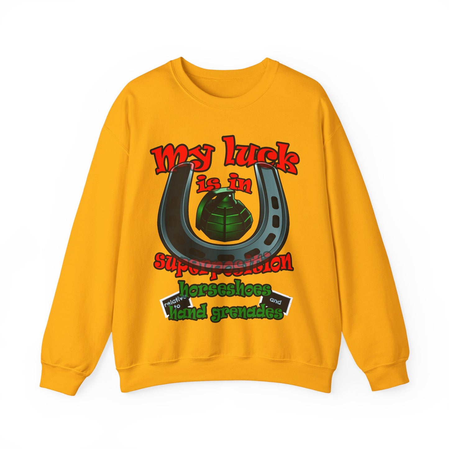 my luck - Unisex Heavy Blend™ Crewneck Sweatshirt
