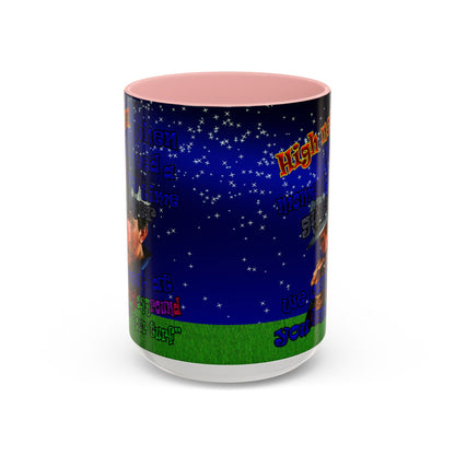 high noon - Accent Mug ('snoops' background)