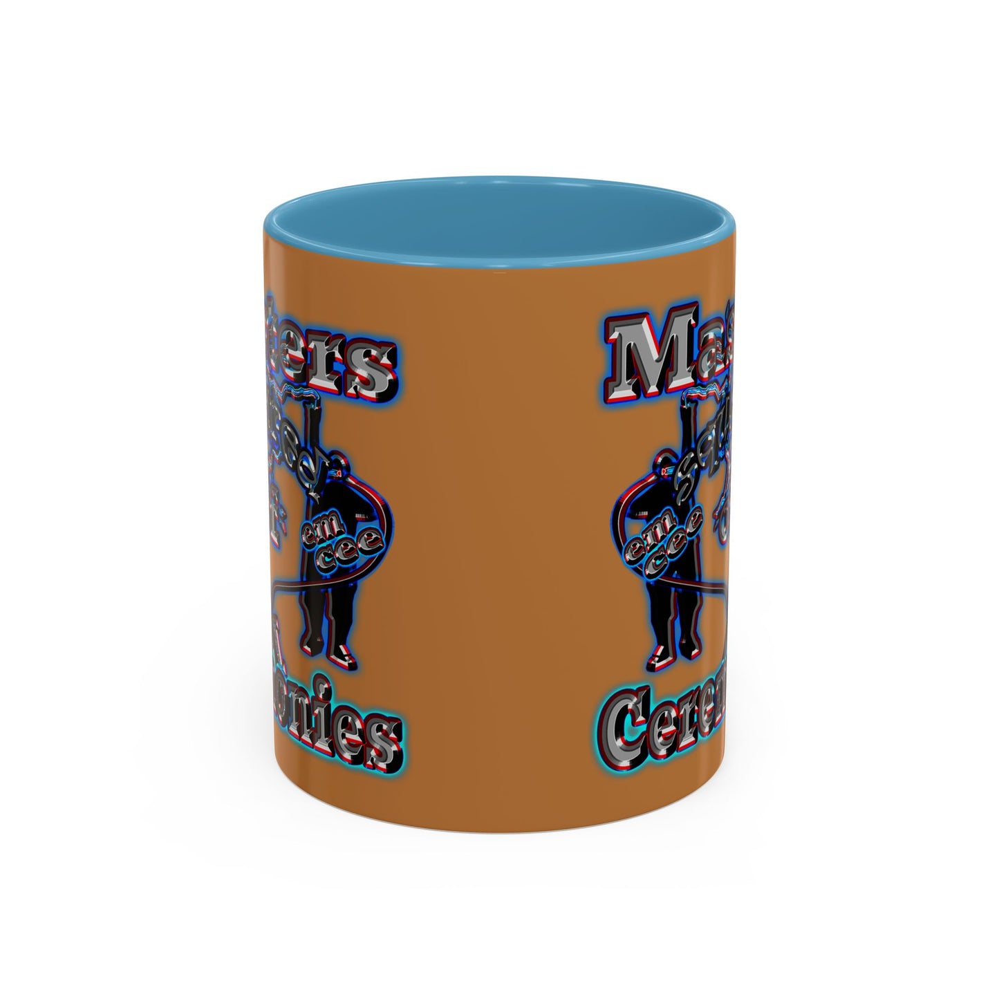 em cee squared - Accent Mug (light brown)
