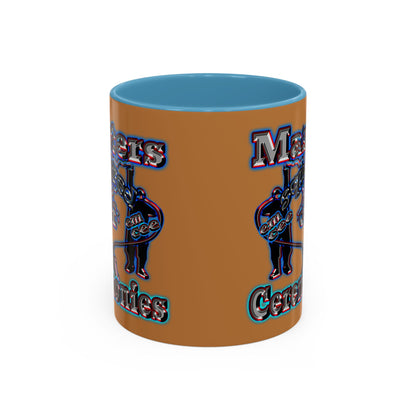 em cee squared - Accent Mug (light brown)