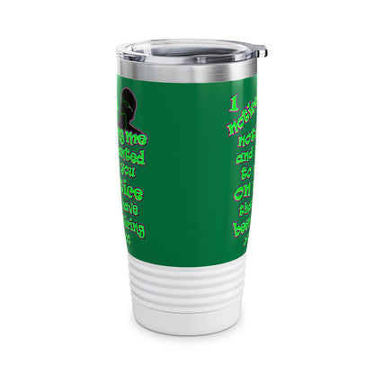noticed you noticing - Ringneck Tumbler, 20oz (dark green)