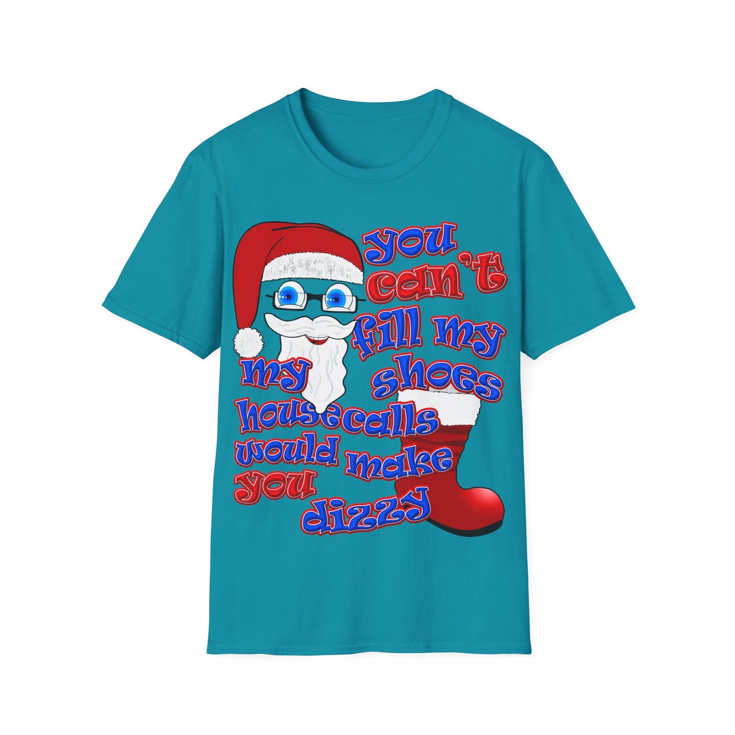 santa's shoes - Unisex Softstyle T-Shirt
