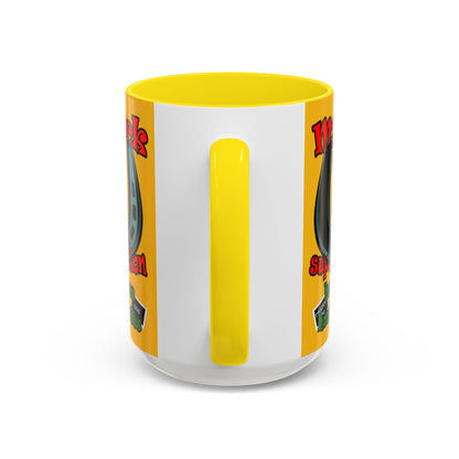 my luck - Accent Mug (yellow)