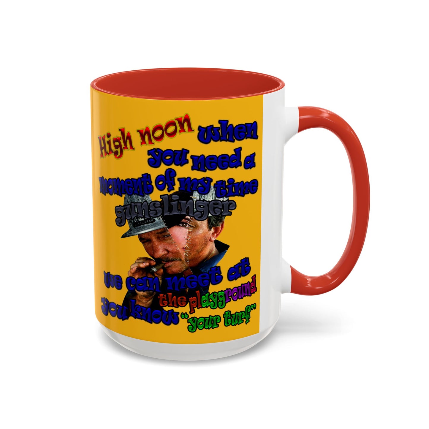 high noon - Accent Mug (yellow)