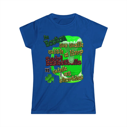 celtics logo - Women's Softstyle Tee