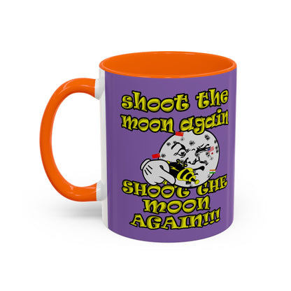 shoot the moon again - Accent Mug (light purple)