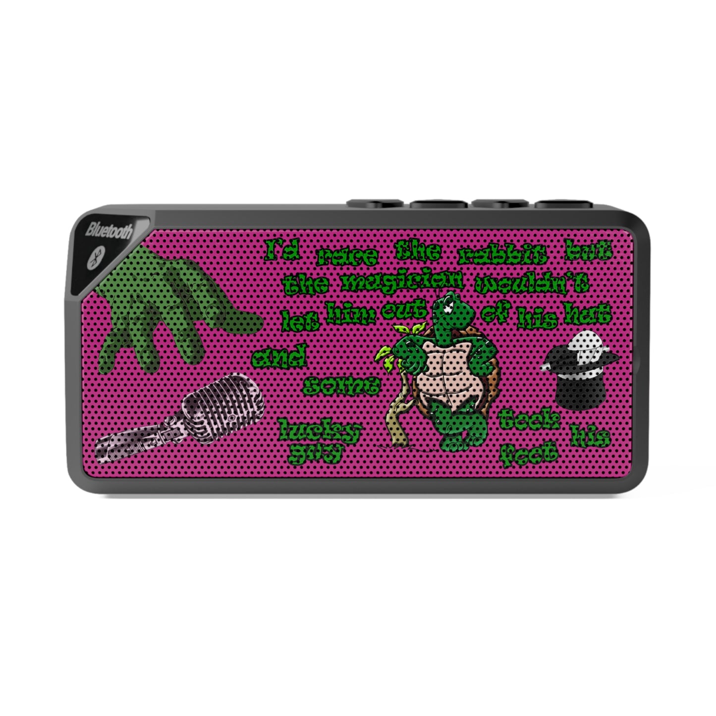 turtle race - Jabba Bluetooth Speaker (pink)
