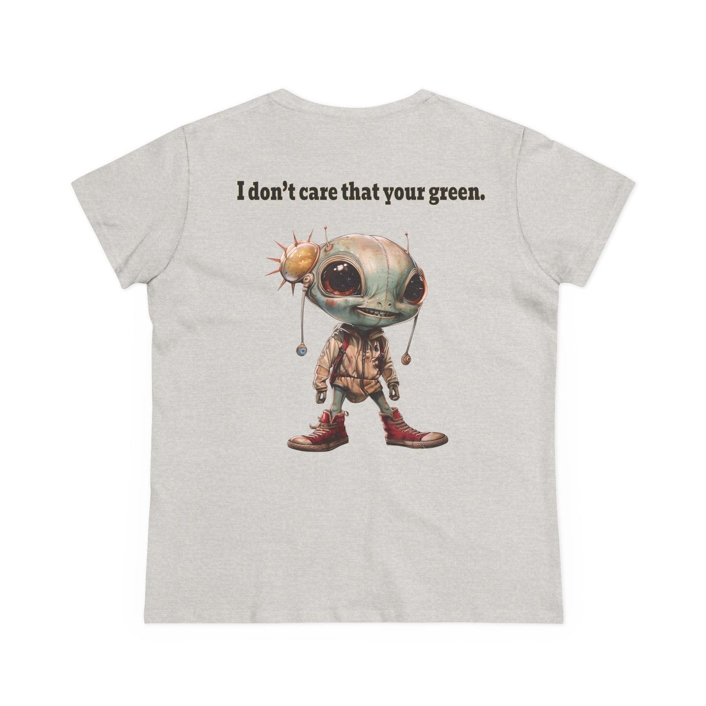 I don't care that your grey - Women's Midweight Cotton Tee