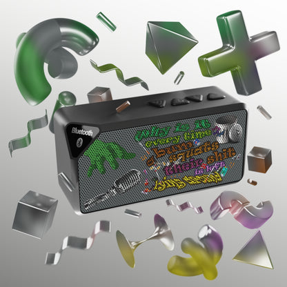 the bum's shit - Jabba Bluetooth Speaker (dark grey)
