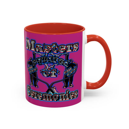 em cee squared - Accent Mug (pink)