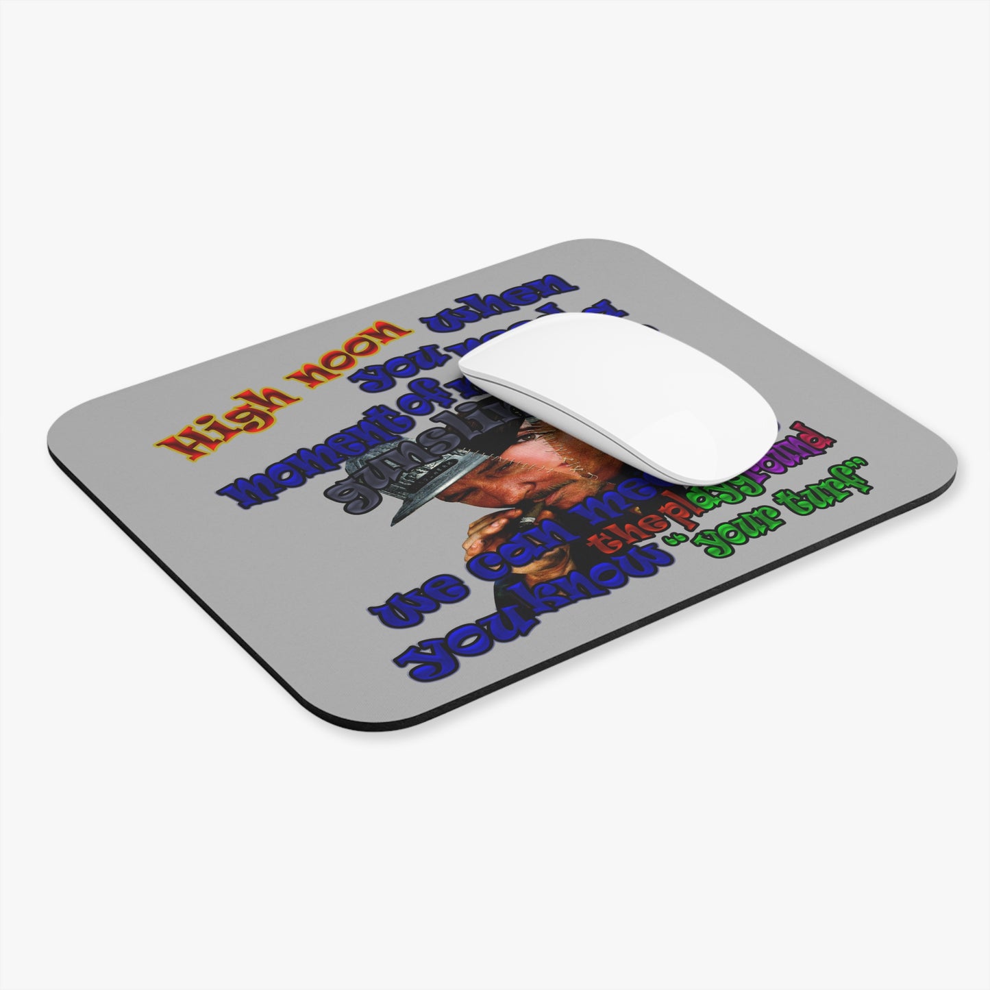 high noon - Mouse Pad (Rectangle) (light grey)