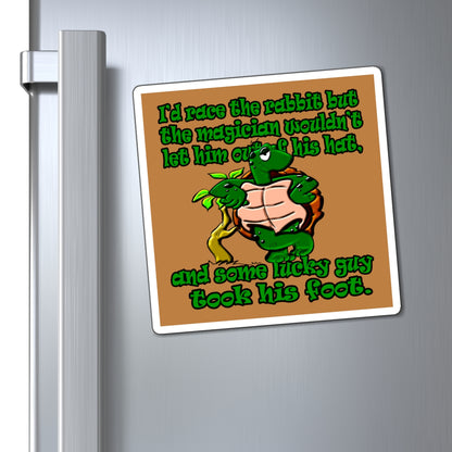 turtle race - Magnets - (light brown)