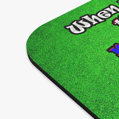 doggystyle - Mouse Pad (Rectangle) (green turf)