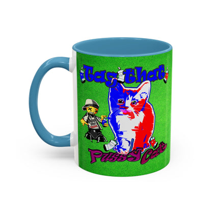 tag that - Accent Mug (green turf)