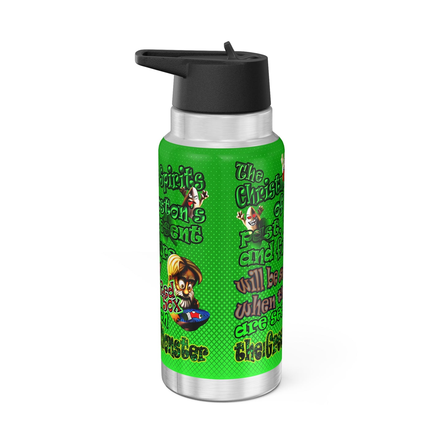 christmas spirits of boston - Gator Tumbler, 32oz  (logo green)