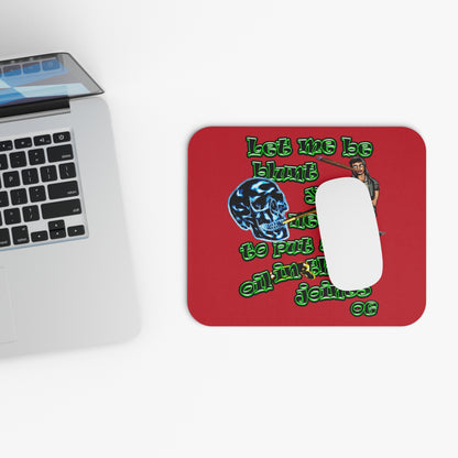 og - Mouse Pad (Rectangle) (dark red)