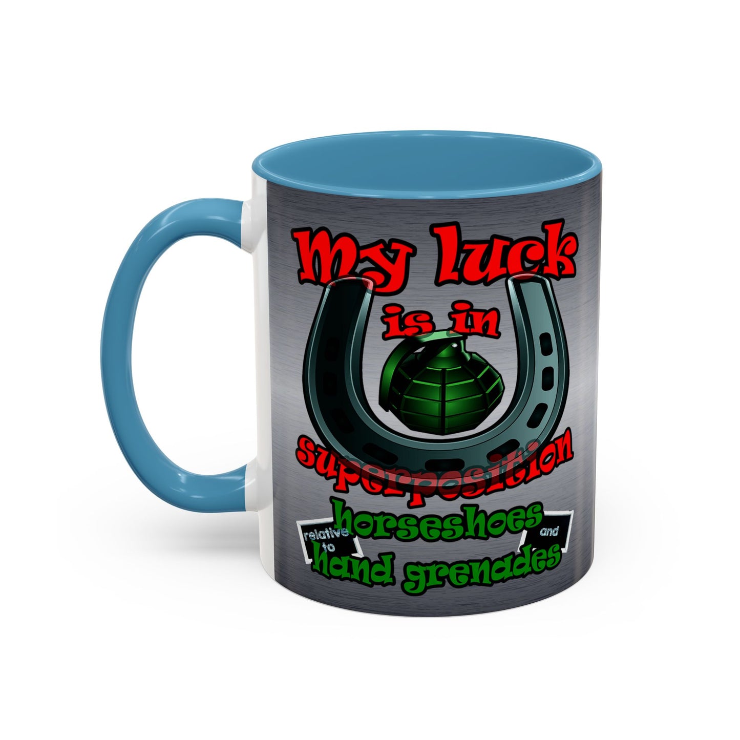 my luck - Accent Mug (brushed nickel)