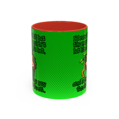 turtle race - Accent Mug (logo green)