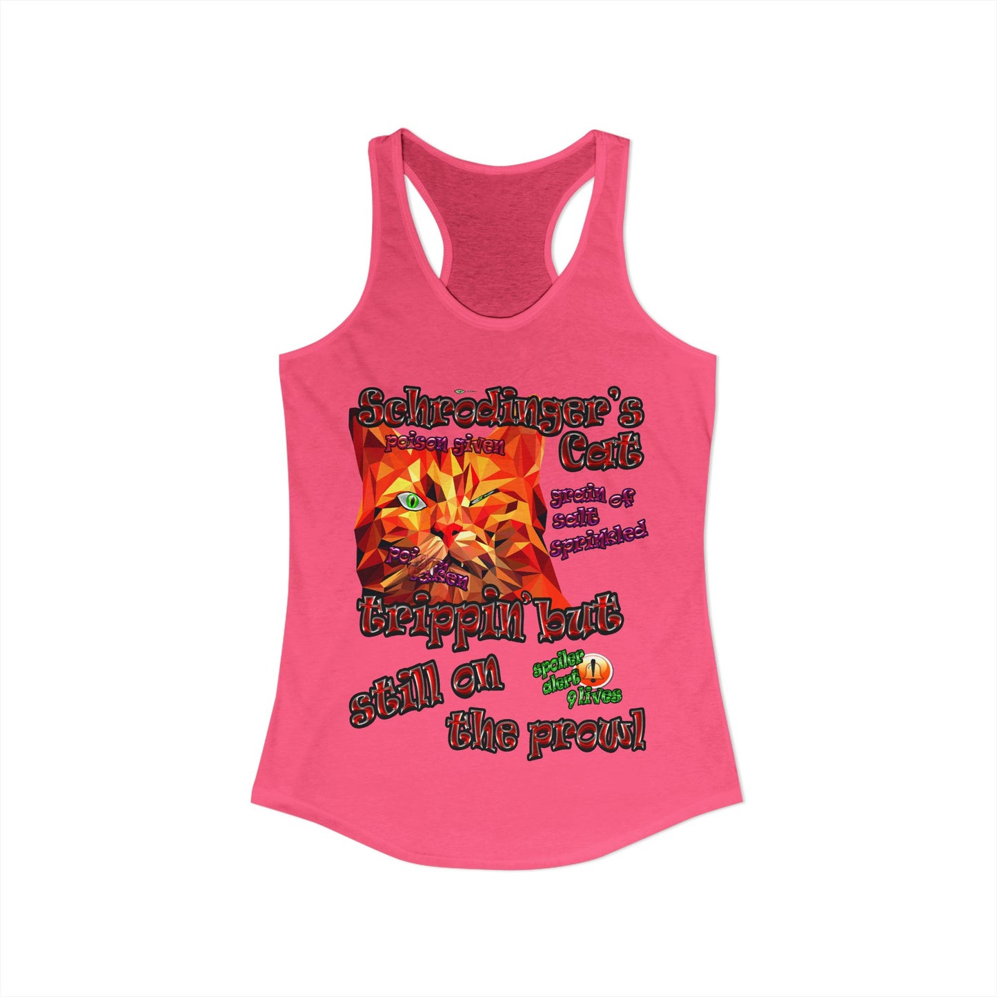 schrodinger's cat - Women's Ideal Racerback Tank