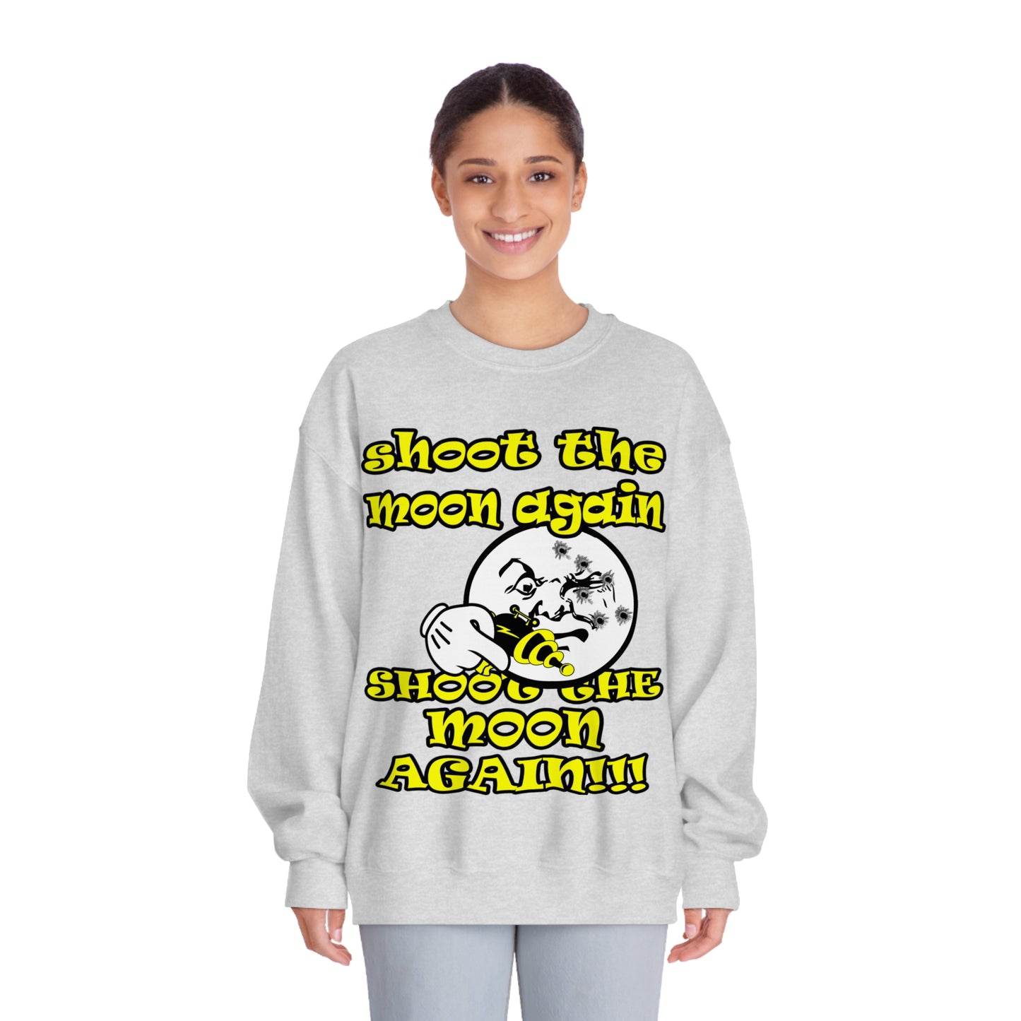 shoot the moon - Unisex DryBlend® Crewneck Sweatshirt