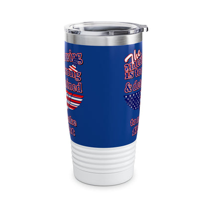 american wing - Ringneck Tumbler, 20oz (dark blue)