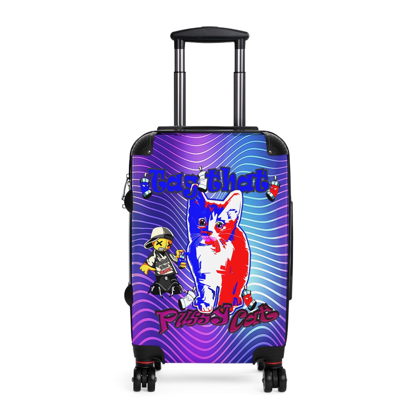 tag that - Suitcase (purple wave)
