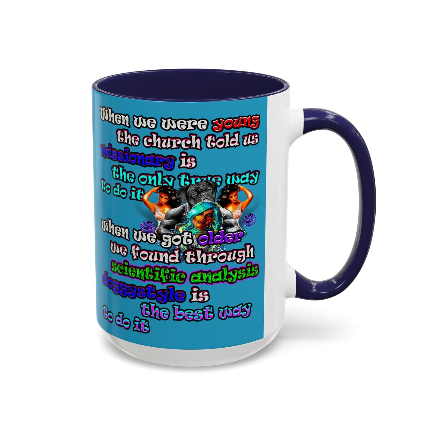 doggystyle - Accent Mug (turquoise)