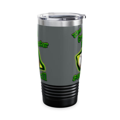 green monster - Ringneck Tumbler, 20oz (dark grey)