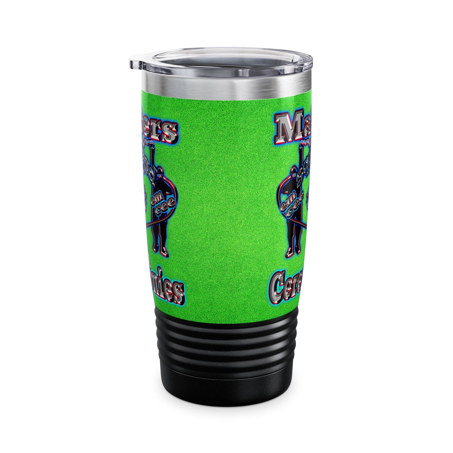 em cee squared - Ringneck Tumbler, 20oz (green turf)