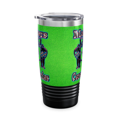 em cee squared - Ringneck Tumbler, 20oz (green turf)