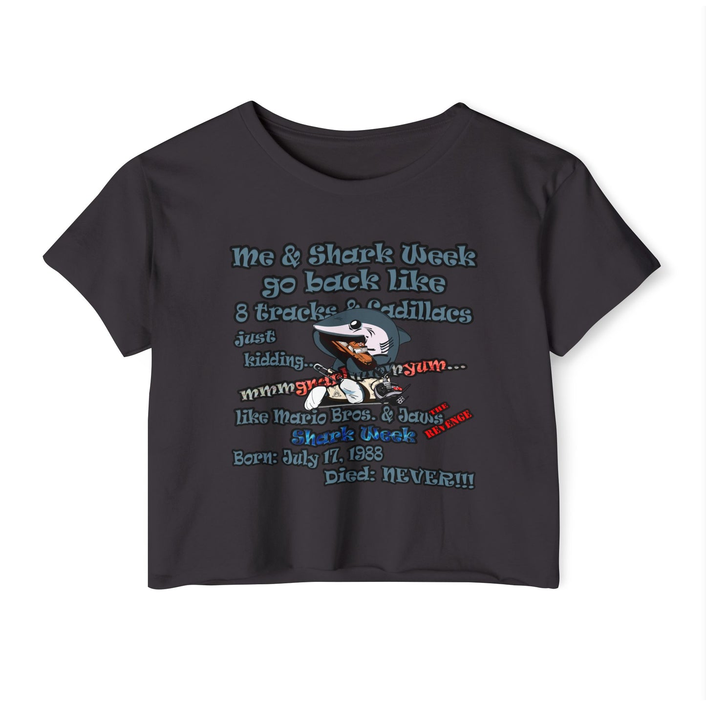 shark week - Women's Festival Crop Top