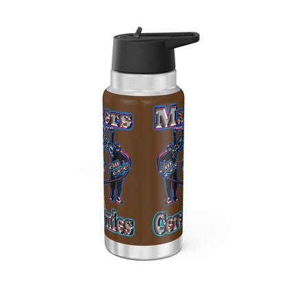 em cee squared - Gator Tumbler, 32oz (brown)