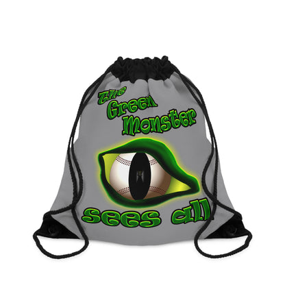 green monster - Drawstring Bag (grey)