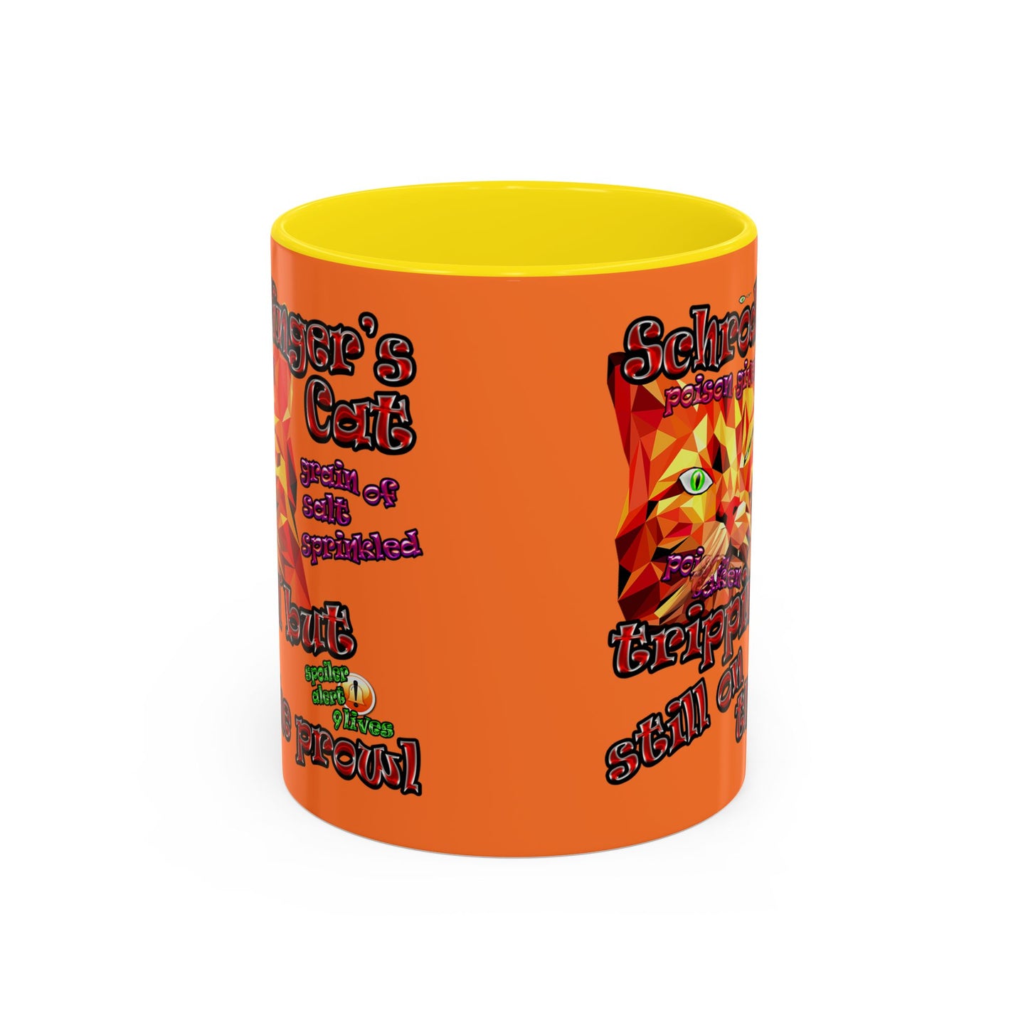 schrodinger's cat - Accent Mug (crusta)